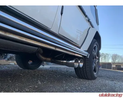 Eurowise Squared Performance Catback Exhaust System Mercedes-Benz G63 | G55 | G550 | G65 2009-2018 - EW9130W463