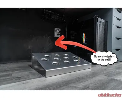 Eurowise Ergonomic Motorsport Desk Foot Rest - ES-FOOT-RAW