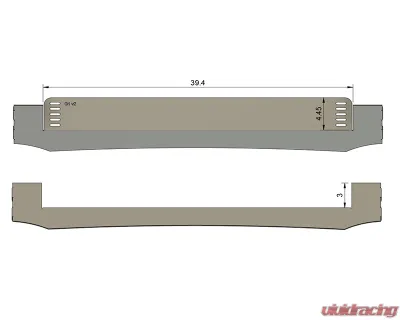 Eurowise V2 Modular Roof Rack Porsche Cayenne | Volkswagen Touareg Gen 1 2002-2010 - EWOR10001
