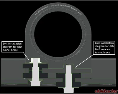 Eurowise Driveshaft Center Support Bearing Upgrade Porsche Cayenne | Volkswagen Touareg Gen 1 2004-2010 - EWOR30110