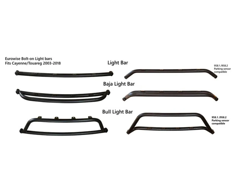 Vw touareg light bar top