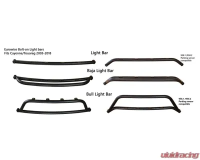 Eurowise Baja Bolt-On Light Bar Porsche Cayenne 958 | Volkswagen Touareg 2011-2017 - EWORBAJABARCOMP