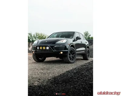 Eurowise Parking Sensor Compatible Bolt-On Bull Light Bar Porsche Cayenne 958 | Volkswagen Touareg T1 | T2 2003-2017 - EWORBULLBARCOMP