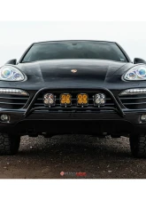 Eurowise Parking Sensor Compatible Bolt-On Bull Light Bar Porsche Cayenne 958 | Volkswagen Touareg T1 | T2 2003-2017                                     - EWORBULLBARCOMP - Image 4