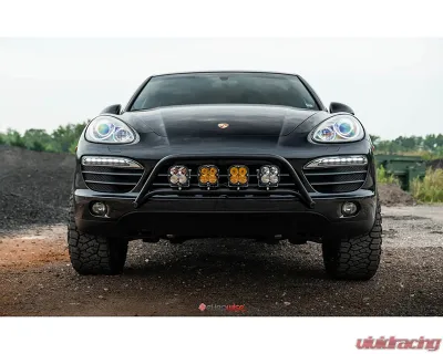 Eurowise Parking Sensor Compatible Bolt-On Bull Light Bar Porsche Cayenne 958 | Volkswagen Touareg T1 | T2 2003-2017 - EWORBULLBARCOMP