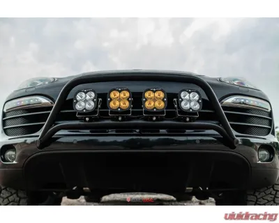 Eurowise Parking Sensor Compatible Bolt-On Bull Light Bar Porsche Cayenne 958 | Volkswagen Touareg T1 | T2 2003-2017 - EWORBULLBARCOMP