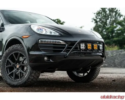 Eurowise Parking Sensor Compatible Bolt-On Bull Light Bar Porsche Cayenne 958 | Volkswagen Touareg T1 | T2 2003-2017 - EWORBULLBARCOMP