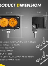 Eurowise Ditch Light Brackets Porsche Cayenne 958.1 2011-2015                                     - EWORDLB9581 - Image 8