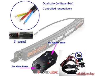 Eurowise Spot/Flood/Combo 38" Single Row LED Light Bar - EWORLED38
