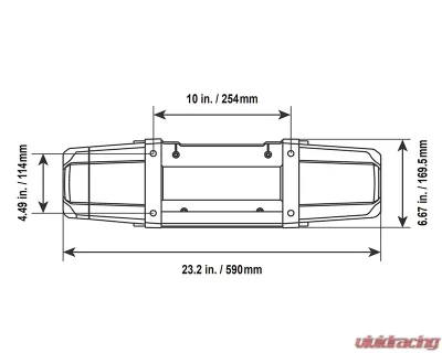 Eurowise Winch Plate Porsche Cayenne | Volkswagen Touareg Gen 2 2010-2016 - EWORWM2