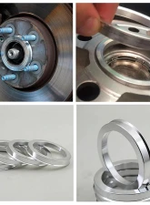 Eurowise 71.6-84.1 Hub Centering Rings Mercedes-Benz G-Wagen W463 | Porsche Cayenne | Volkswagen Touareg | Audi Q7                                     - EW-ACCS-HUBRING - Image 2