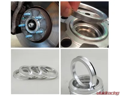 Eurowise 71.6-84.1 Hub Centering Rings Mercedes-Benz G-Wagen W463 | Porsche Cayenne | Volkswagen Touareg | Audi Q7 - EW-ACCS-HUBRING