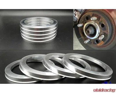 Eurowise 71.6-84.1 Hub Centering Rings Mercedes-Benz G-Wagen W463 | Porsche Cayenne | Volkswagen Touareg | Audi Q7 - EW-ACCS-HUBRING