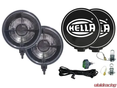 Eurowise HELLA - 500 Series Driving Lamp Kit - Black - EWORH100BLK