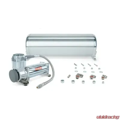 Air Lift Performance 18" FLO Tank w/ Viair 444c Compressor 1/4" & 3/8" Fittings & Tank Mounting Hardware - 27762
