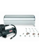 Air Lift Performance 18" FLO Tank w/ Viair 444c Black Compressor 1/4" & 3/8" Fittings & Tank Mounting Hardware                                     - 27767 - Image 4