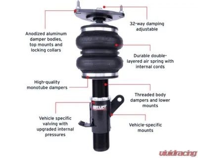 Air Lift Performance Air Suspension Front Kit Subaru | Scion | Toyota 2012+ - 76006