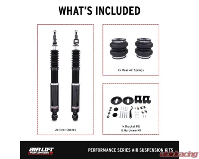 Air Lift Rear Performance Air Suspension Kit Audi | Volkswagen 2005-2022 - 76502