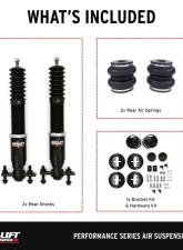 Air Lift Rear Performance Air Suspension Kit Ford Mustang 2015-2025                                     - 76507 - Image 4