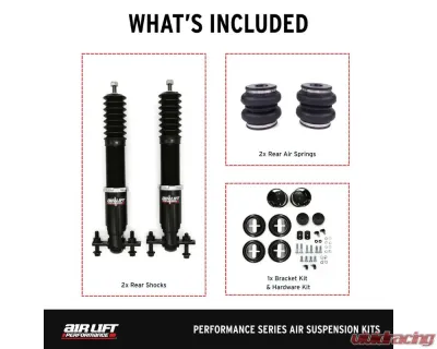 Air Lift Rear Performance Air Suspension Kit Ford Mustang 2015-2025 - 76507