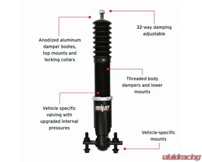 Air Lift Rear Performance Air Suspension Kit Ford Mustang 2015-2025 - 76507
