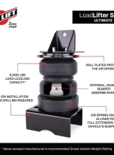 Air Lift LoadLifter 5000 Ultimate Air Spring Kit with Internal Jounce Bumper Ram TRX 4WD | RHO 4WD 2021-2025                                     - 88377 - Image 7