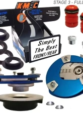 K-Mac Front Top Strut Mounts Camber & Caster Adjustable Pair Stage 3-Full Race BMW E21 3 Series 1975-1983                                     - 192116-3L - Image 2