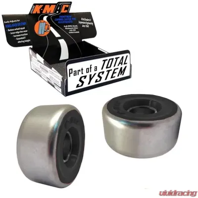 K-Mac Front Caster Bush Kit Bushing Inner/Rear One Caster Offset (Pair) BMW E46/E85/E86 Z4 | M3 - 193618-2G