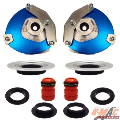 K-Mac Top Strut Mounts Camber & Caster Adjustable Stage 3 Full Race Mini MK III F55/F56 2014-2020 - 195416-3N