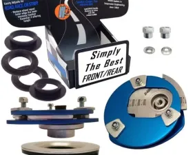 K-Mac Front Top Strut Mounts Camber & Caster Adjustable Pair Stage 3 Full Race Mercedes-Benz W204 | C63 2002-2019