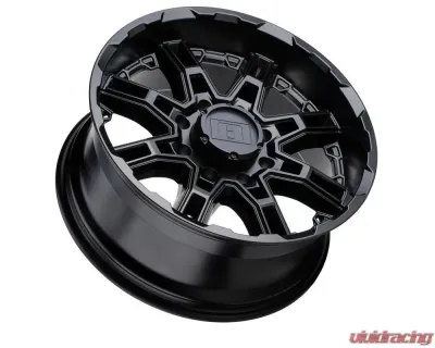 Level 8 Slingshot Wheel 22x11.5 8x170 -44mm Matte Black - 2215LST-48170M25