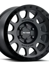Method Race Wheels MR305 NV 17x8.5 5x127 Matte Black Gloss Black Lip for Jeep, Dodge, Chevrolet                                     - MR305785501000 - Image 3