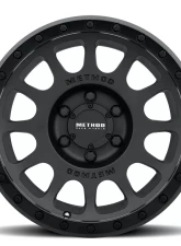 Method Race Wheels MR305 NV 17x8.5 5x127 Matte Black Gloss Black Lip for Jeep, Dodge, Chevrolet                                     - MR305785501000 - Image 3