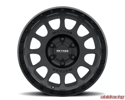 Method Race Wheels MR305 NV 17x8.5 5x127 Matte Black Gloss Black Lip for Jeep, Dodge, Chevrolet - MR305785501000