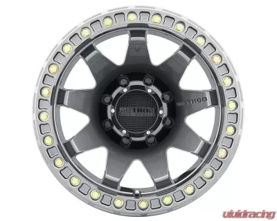 Method Race Wheels MR108 17x9 8x6.5 -44mm Gloss Titanium - MR10879080844B