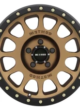 Method Race Wheels MR305 NV 17x8.5 5x127 Bronze Matte Black Lip for Jeep, Dodge, Chevrolet                                     - MR30578550925 - Image 2