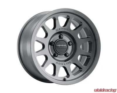 Method Race Wheels MR703 Bead Grip 17x9 5x127 | 5x5 -12mm Gloss Titanium - MR70379050812N