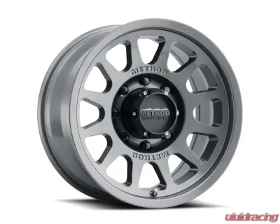 Method Race Wheels MR703 Bead Grip 17x9 8x6.5 -12mm Gloss Titanium - MR70379080812N
