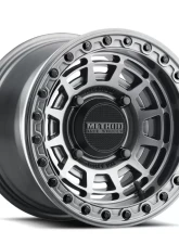 Method Race Wheels MR415 Beadlock 15x7 4x156 38mm Graphite - Gloss Graphite Ring                                     - MR415570461252B - Image 3