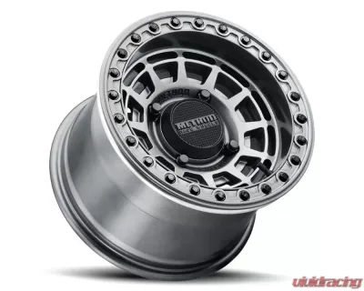 Method Race Wheels MR415 Beadlock 15x7 4x156 38mm Graphite - Gloss Graphite Ring - MR415570461252B