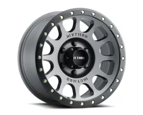 Method Race Wheels MR305 NV 17x8.5 5x5.5 0mm Titanium - Matte Black Lip