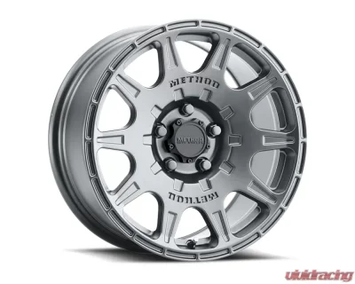 Method Race Wheels MR502 RALLY 17x8 5x4.5 38mm Titanium - MR50278012838-2