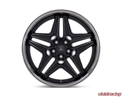 Asanti ABL-46 Duke Wheel 22x9 5x120 15mm Satin Black w/DDT Lip - AB046MT22905215