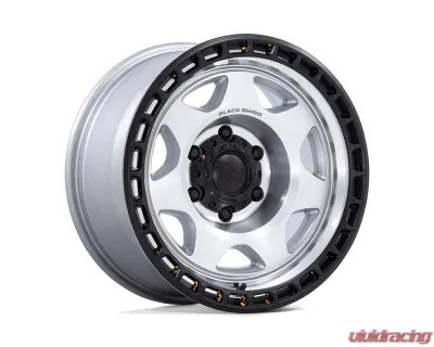 Black Rhino Wheels BR018 Voyager Wheel 17x8.5 5x127 | 5x5 -10 Silver Machined Face w/Matte Black Lip - BR018SD17855010N