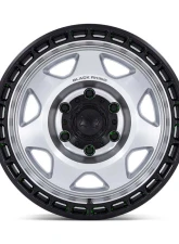 Black Rhino Wheels BR018 Voyager Wheel 17x8.5 5x127 | 5x5 -10 Silver Machined Face w/Matte Black Lip                                     - BR018SD17855010N - Image 3