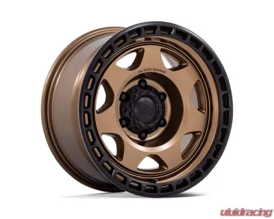 Black Rhino Wheels BR018 Voyager Wheel 17x8.5 6x135 0 Matte Bronze w/Matte Black Lip - BR018ZB17856300