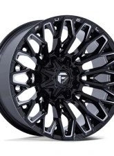 FUEL FC865 Strike Wheel 22x10 BLANK -18mm Gloss Black Milled                                     - FC865BE22100018N - Image 3