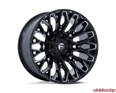 FUEL FC865 Strike Wheel 22x10 BLANK -18mm Gloss Black Milled - FC865BE22100018N
