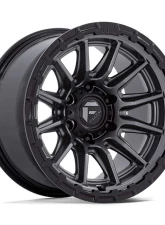 Fuel FC866 Piston Wheel 17x9 6x139.7 -12mm Matte Gunmetal w/ Gloss Black Lip                                     - FC866AB17906812N - Image 3