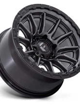 Fuel FC866 Piston Wheel 17x9 6x139.7 -12mm Matte Gunmetal w/ Gloss Black Lip                                     - FC866AB17906812N - Image 2